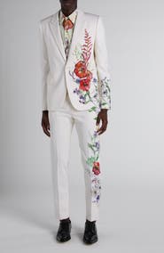 McQueen Print Wool Jacket