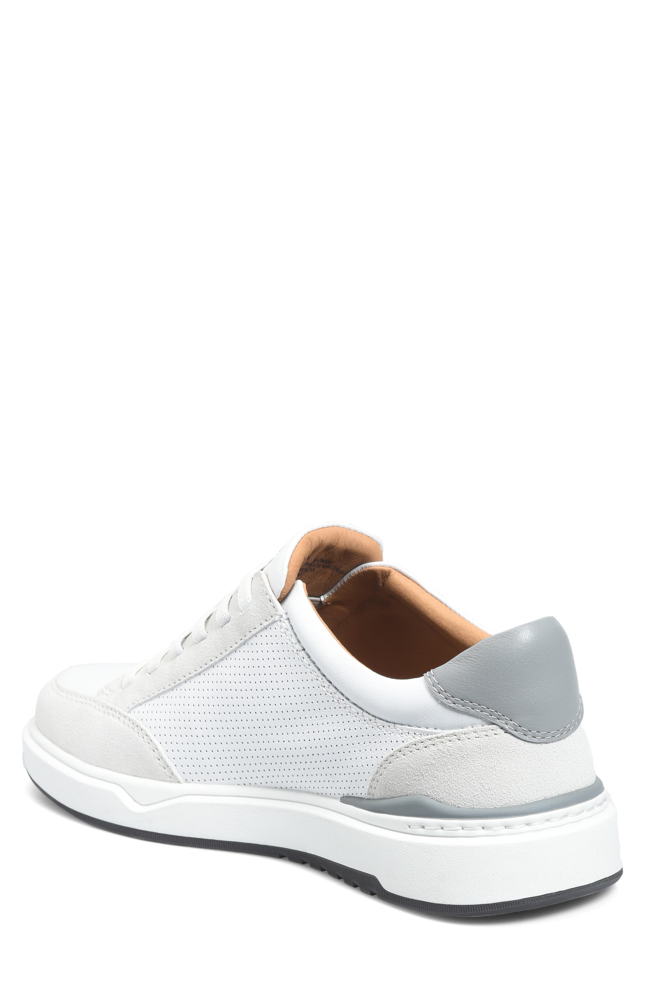 Jenson Leather Sneaker, Alternate, color, WHITE