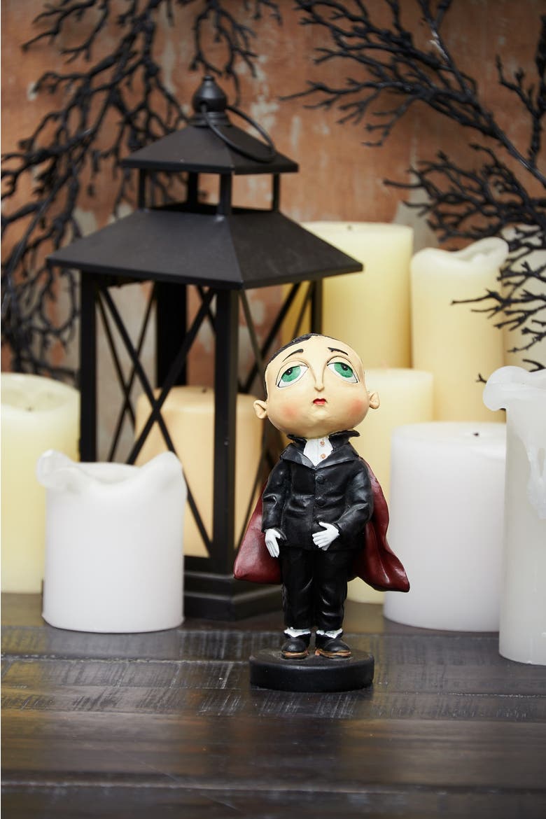 Norbert Vampire Decorative Halloween  Figurine, Alternate, color, Black