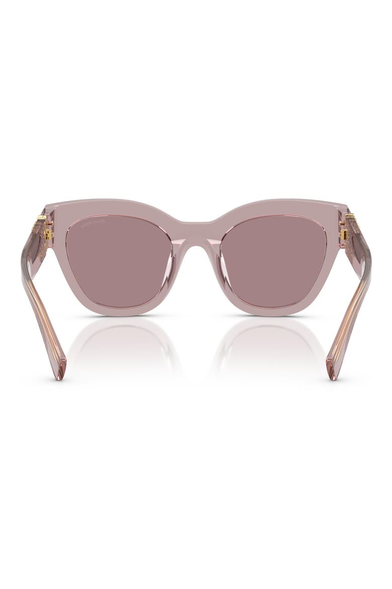 51mm Square Sunglasses, Alternate, color, BROWN