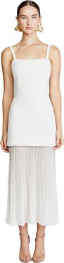 AMUR Vienna Mix Media Knit Dress