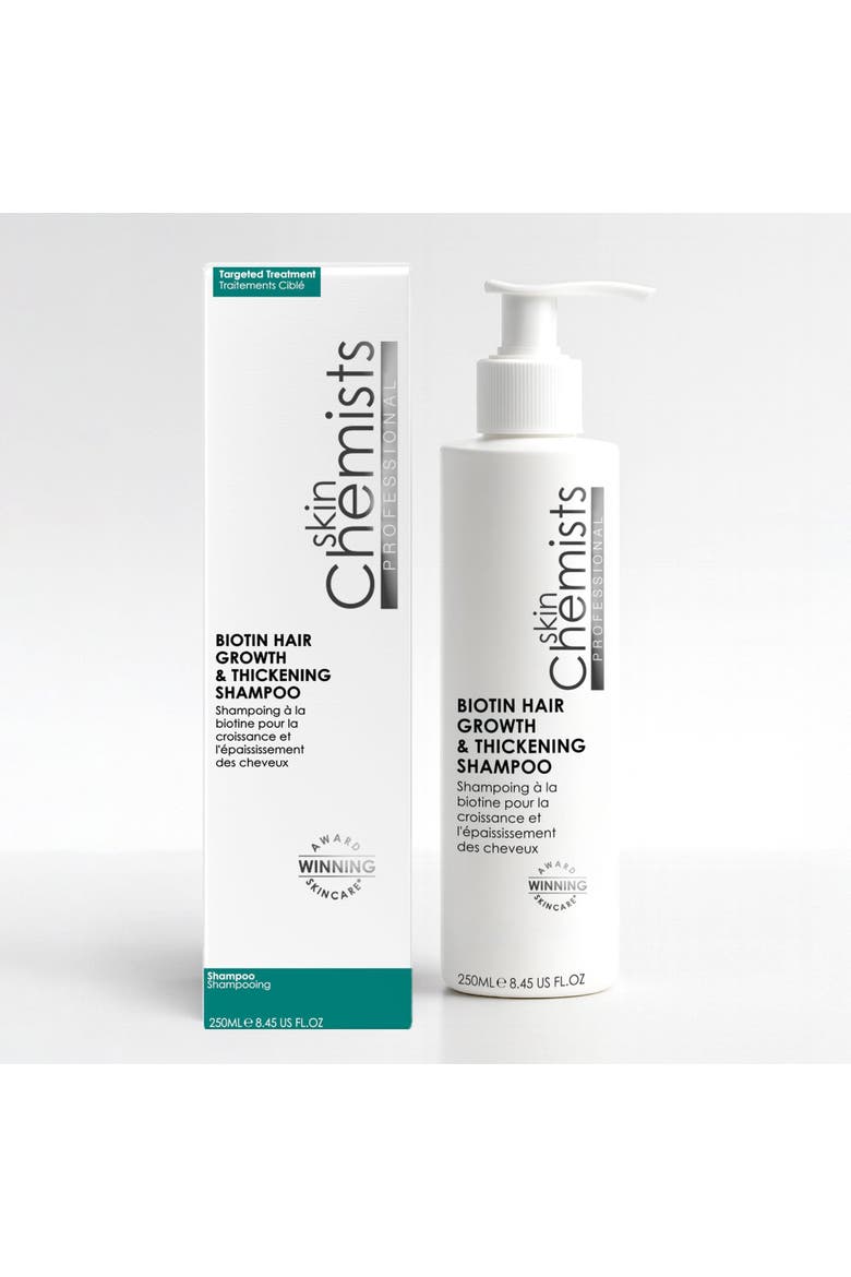 Biotin Hair Growth & Thickening Shampoo 250ml 50ml for Anti-Aging, Brightening, Main, color, White