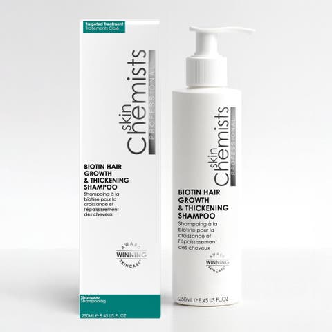 Biotin Hair Growth & Thickening Shampoo 250ml 50ml for Anti-Aging, Brightening