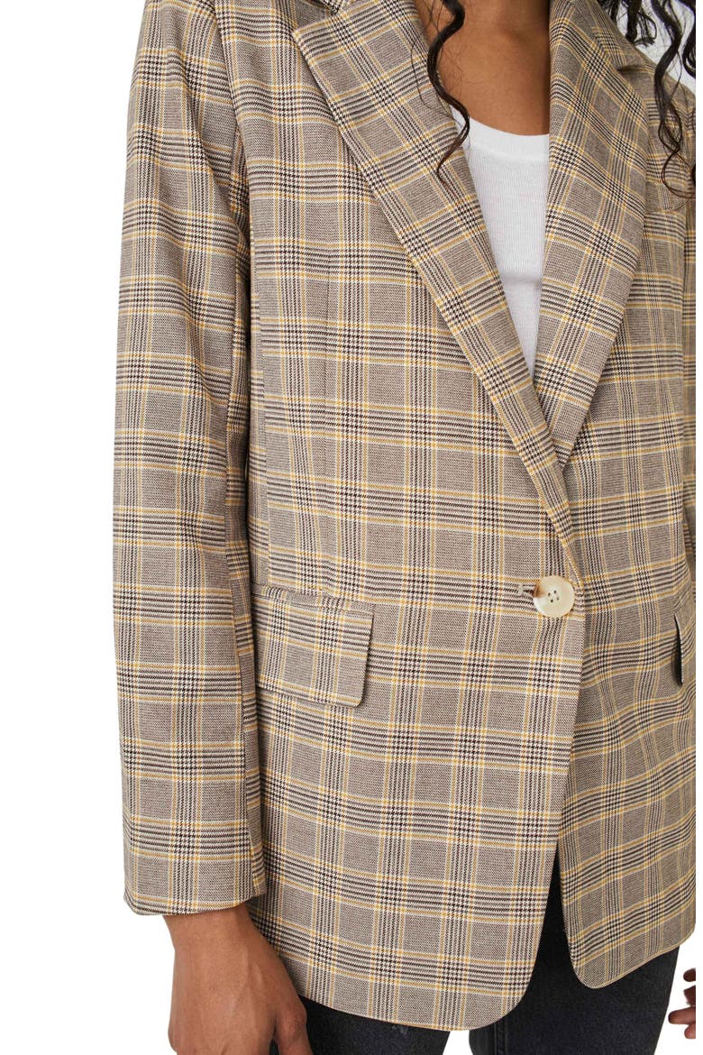 Crosby Plaid Blazer, Alternate, color, WINTER WHEAT