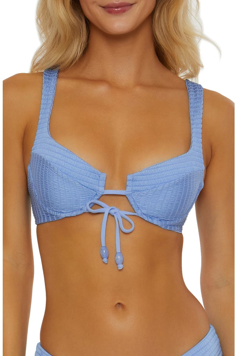 Maza Underwire Bikini Top, Main, color, PROVENCE BLUE