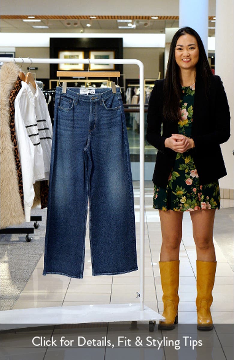 rb Miramar Sofie High Waist Ankle Wide Leg Sweatpant Jeans, sales video thumbnail