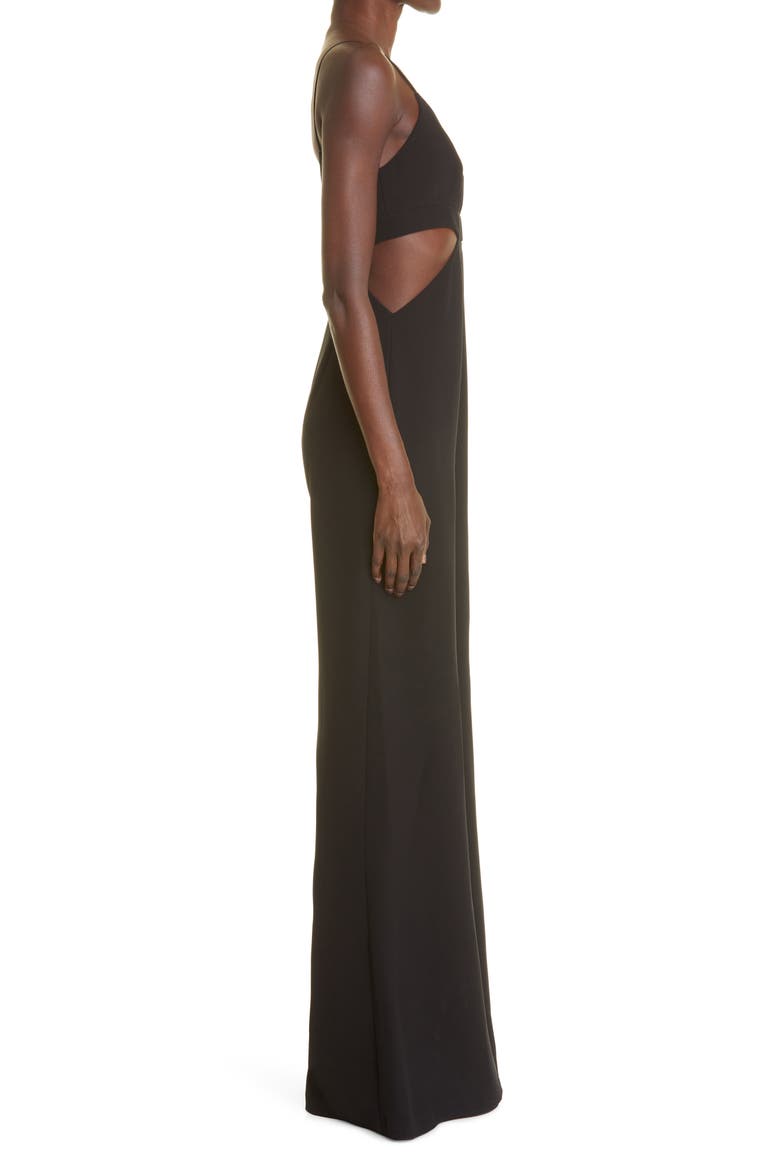 Carter Wide Leg Cutout Jumpsuit, Alternate, color, BLACK