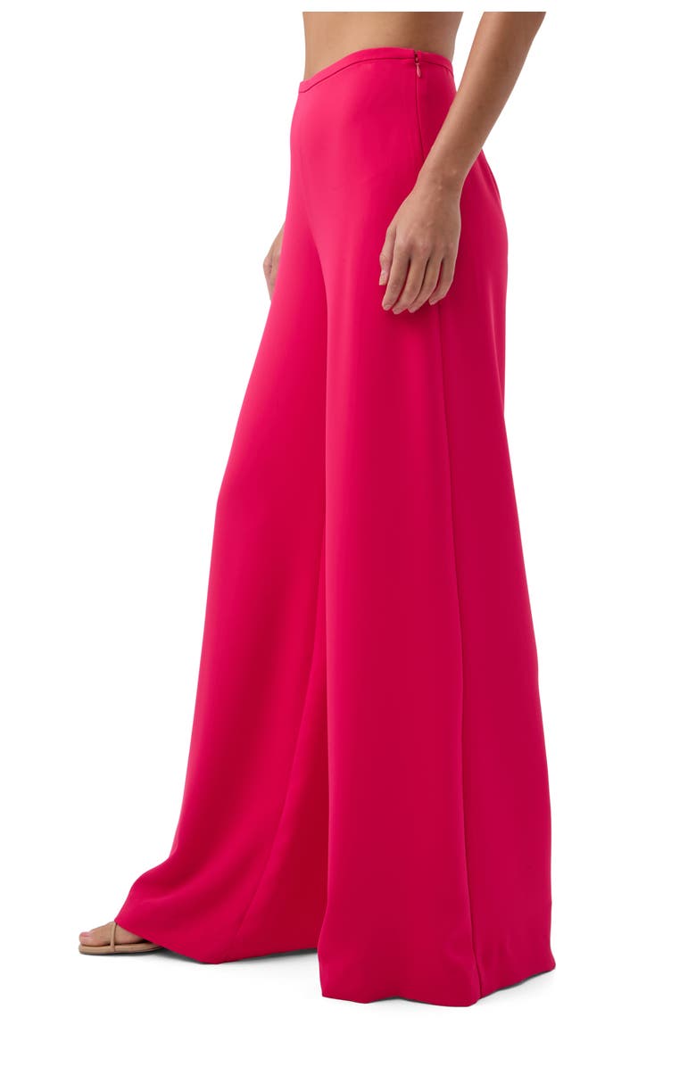 Trina Turk Long Weekend Wide Leg Pant, Alternate, color, Forrest Rose