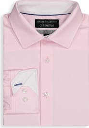 Report Collection Slim Fit Geometric Print Performance Dress Shirt