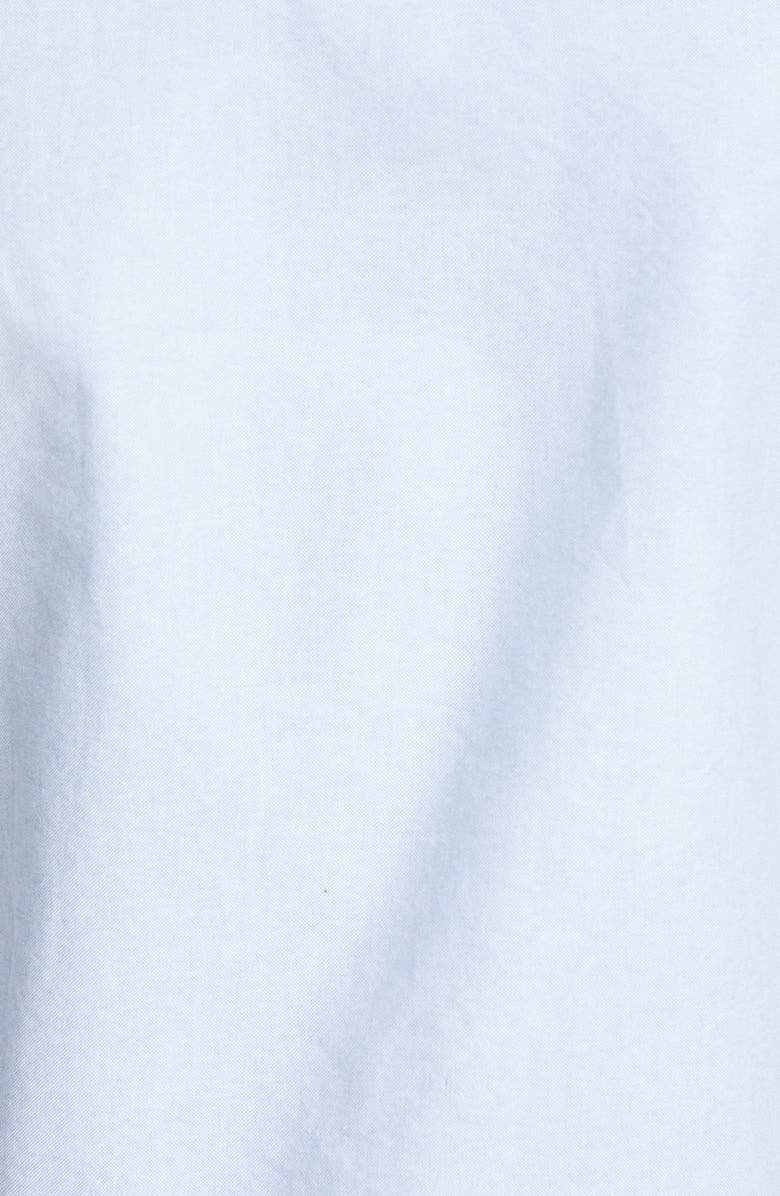 Thom Browne Grosgrain Placket Oxford Button-Down Shirt, Alternate, color, 