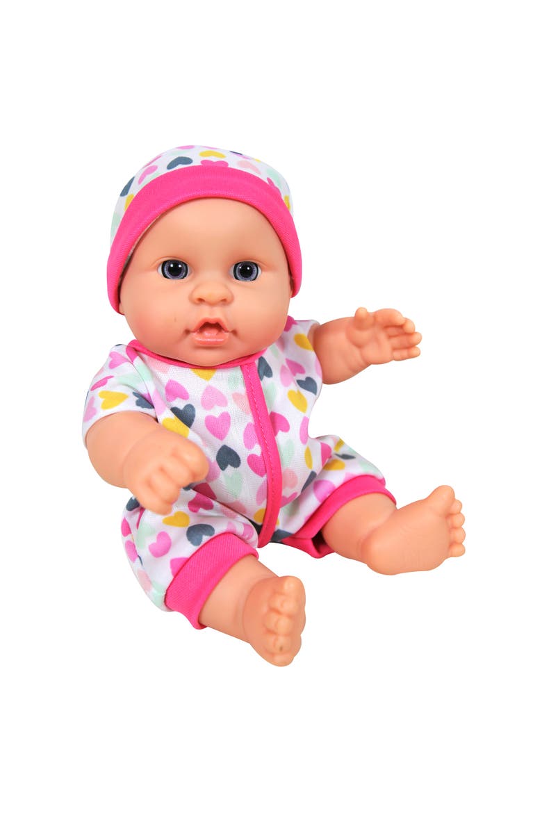 8 Inch Baby Doll Bath Time Playset, Ages 2+, Alternate, color, Multicolored