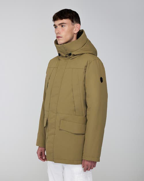 Quartz Co. Grant | Hooded Down Winter Jacket In Khaki
