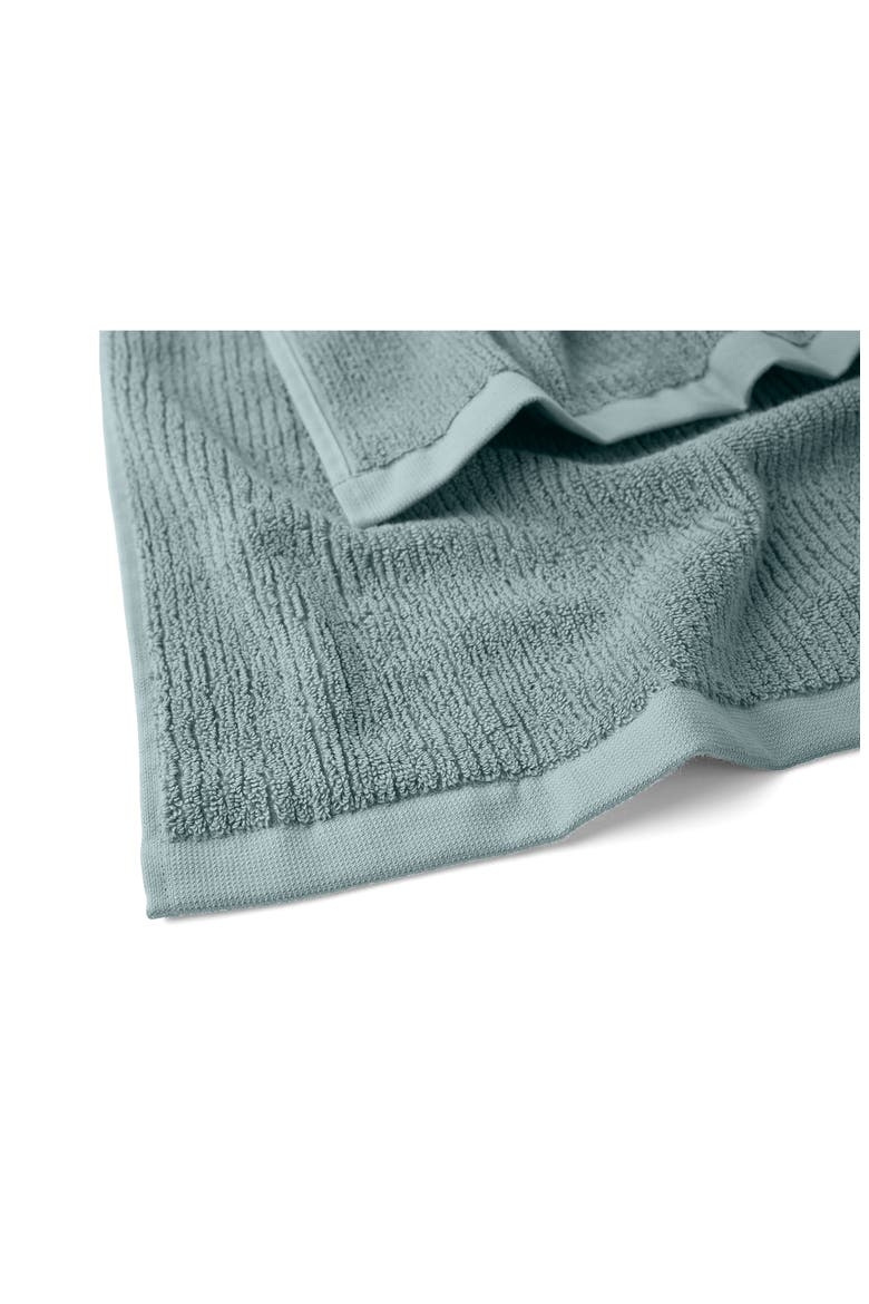 Temescal Organic Cotton Ribbed Bath Essentials, Alternate, color, LAGOON