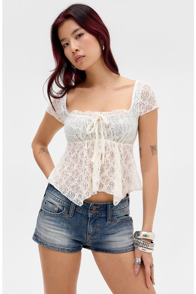 Piper Denim Shorts, Alternate, color, MID VINTAGE