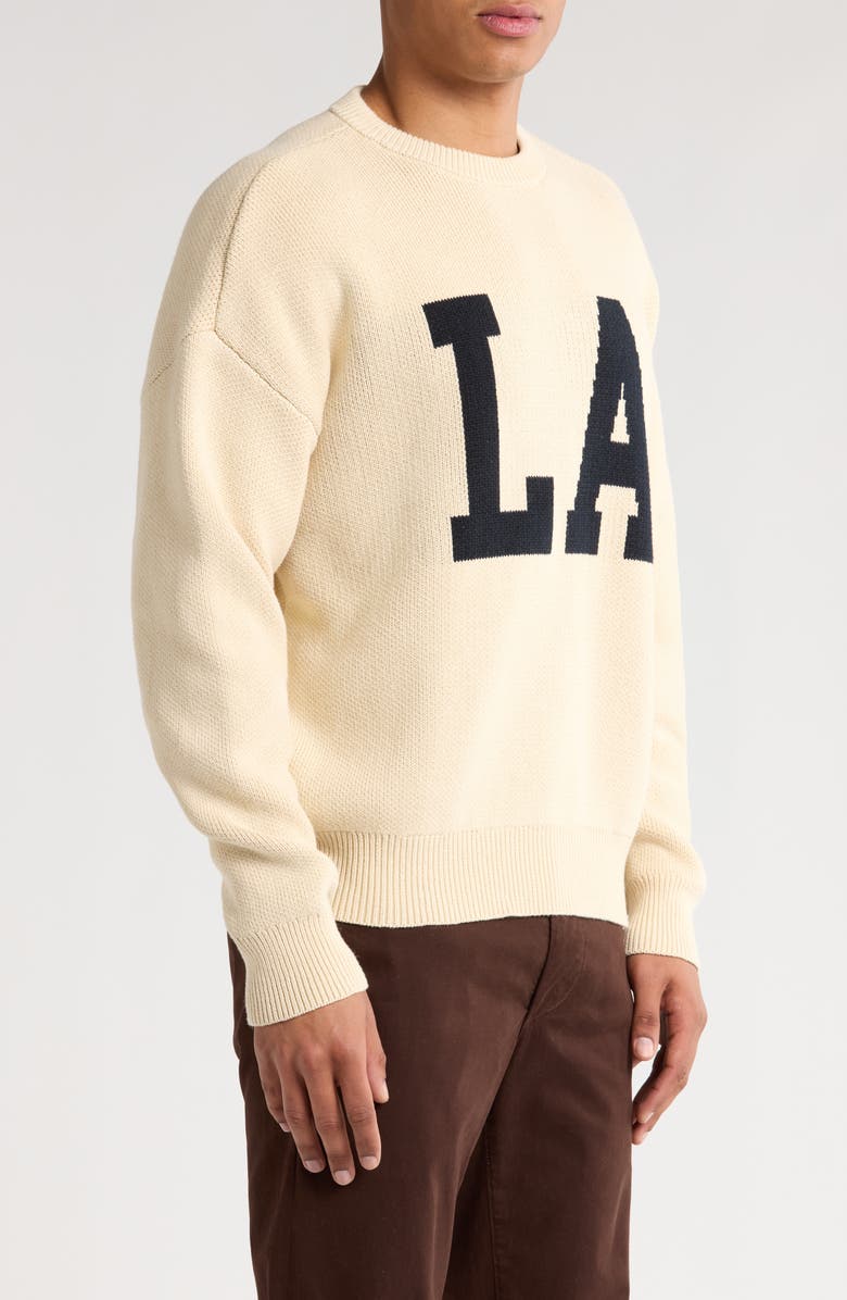 PacSun LA Intarsia Crewneck Sweater, Alternate, color, 