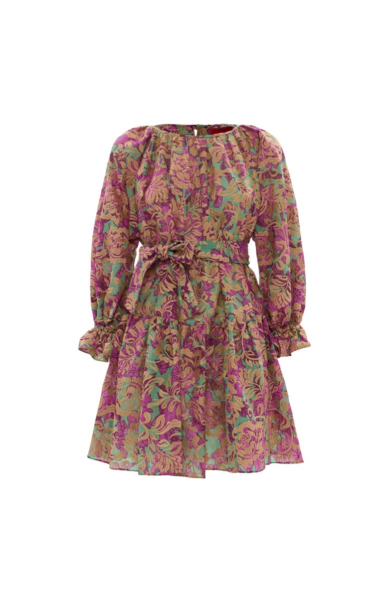 La DoubleJ The Uma Mini Dress, Alternate, color, Lilium Purple