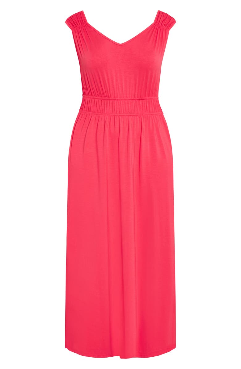 City Chic Lani Maxi Dress, Alternate, color, Watermelon