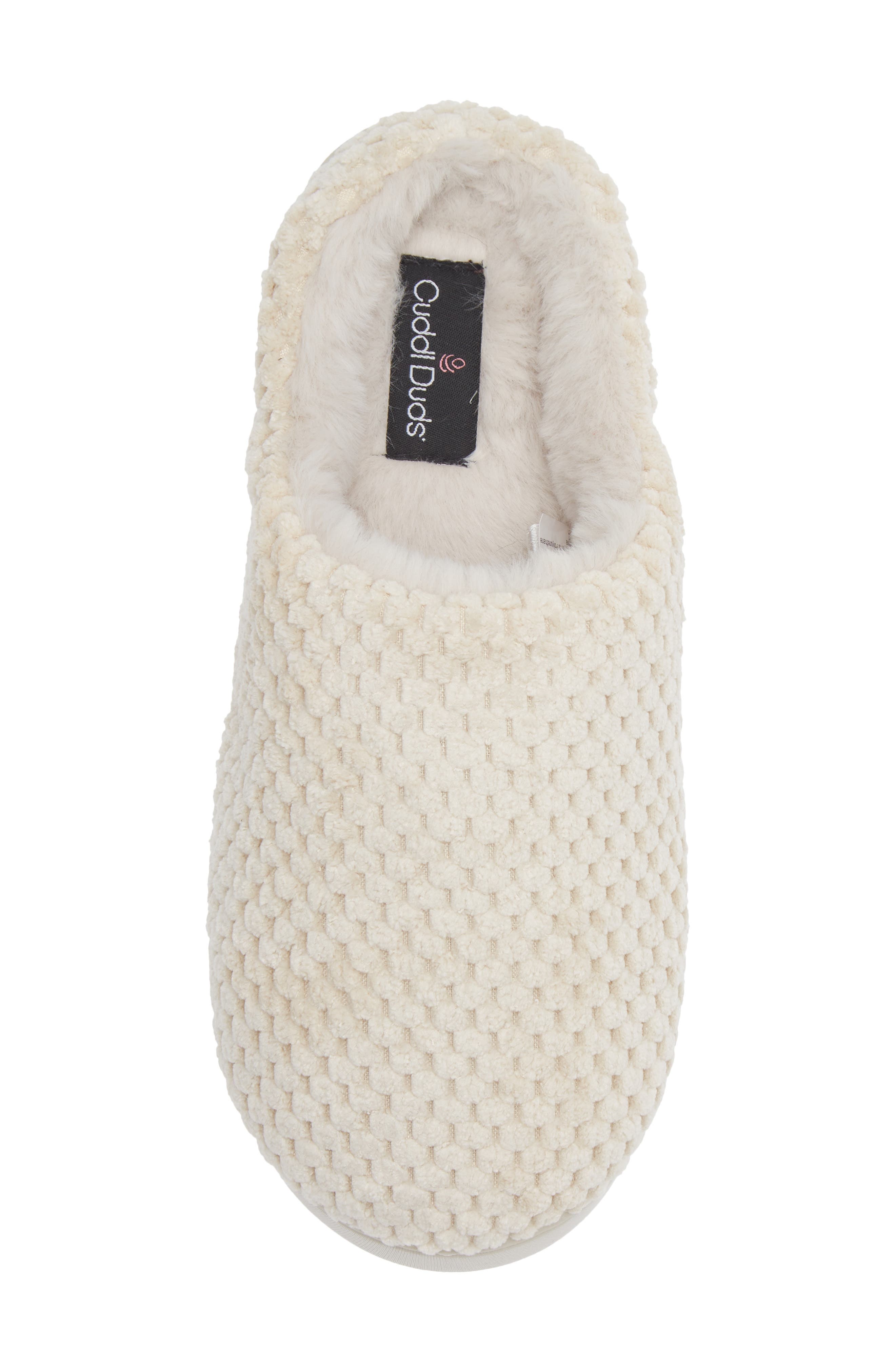 Popcorn Velo Slipper, Alternate, color, WHITECAP GRAY