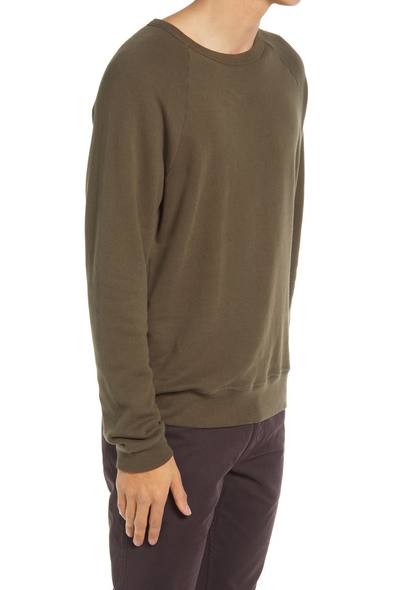 Jake 3444 Crewneck Sweatshirt, Alternate, color, ARMY
