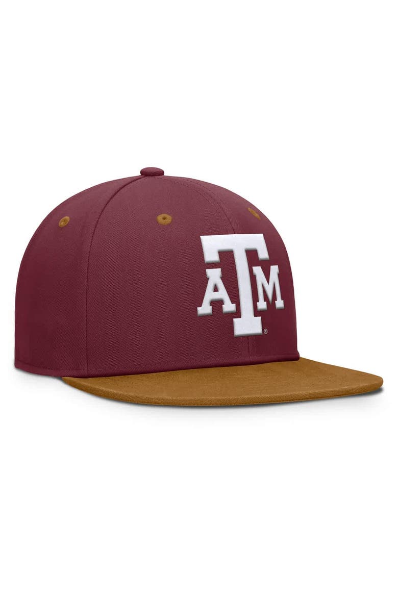 Men's Fanatics Maroon/Brown Texas A&M Aggies NoBo Fitted Hat, Alternate, color, Maroon
