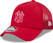 New Era Men's New Era Red New York Yankees 2026 Batting Practice Alternate Apex 9FORTY Adjustable Hat