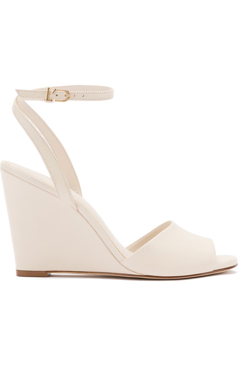 Larroudé Yves Ankle Strap Wedge Sandal, Alternate, color,