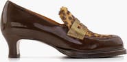 Chie Mihara BRONY Leopard print patent peather Pump