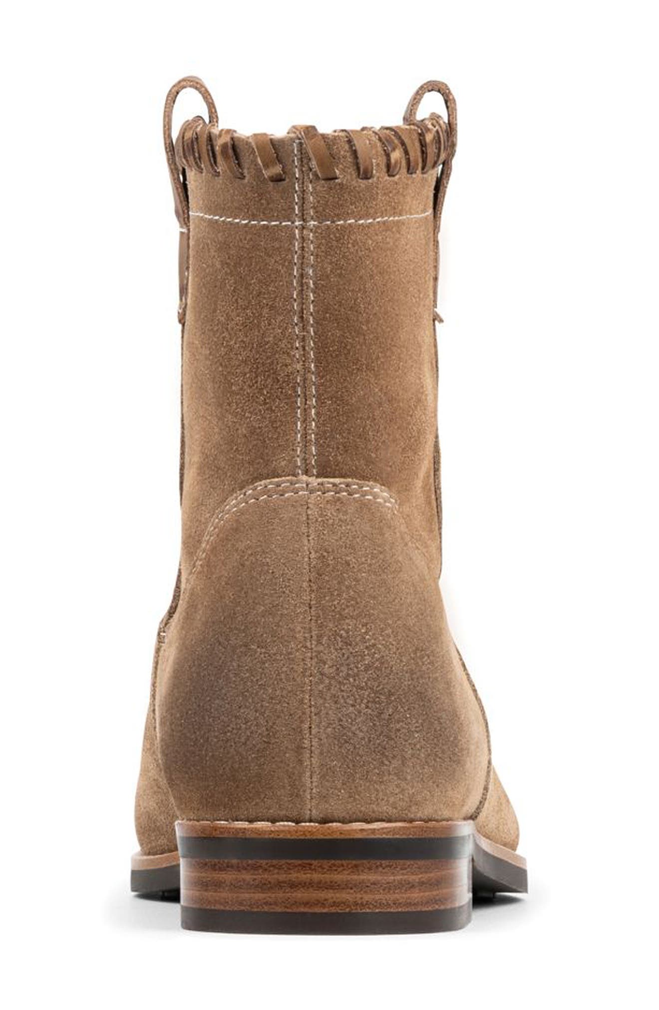 Karter Whipstitch Western Bootie, Alternate, color, SADDLE