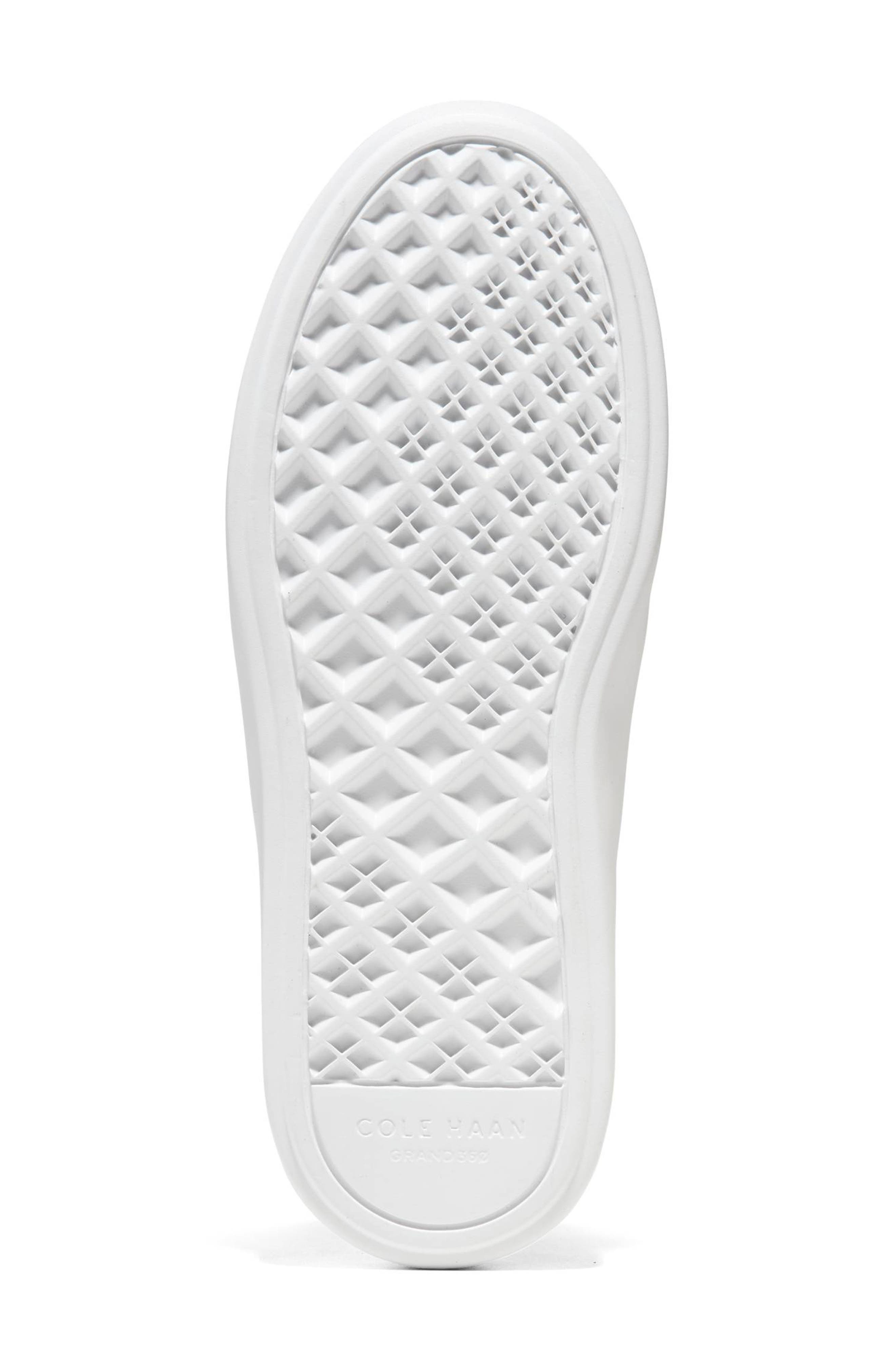 Cole Haan Grand Crosscourt Della Sneaker, Alternate, color, Optic White/ Silver Birch