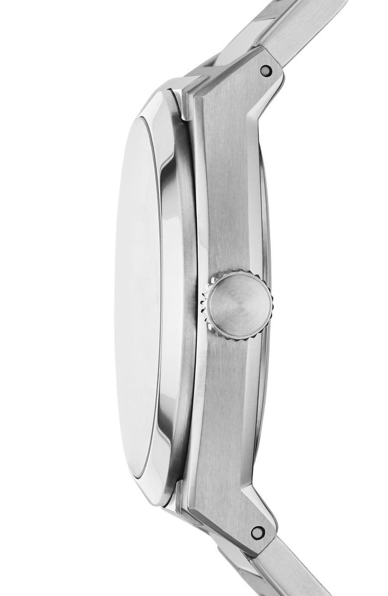 Fossil Everett Bracelet Watch, 42mm, Alternate, color, Stainless