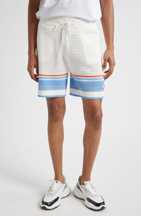 Cotton Crochet Tennis Shorts