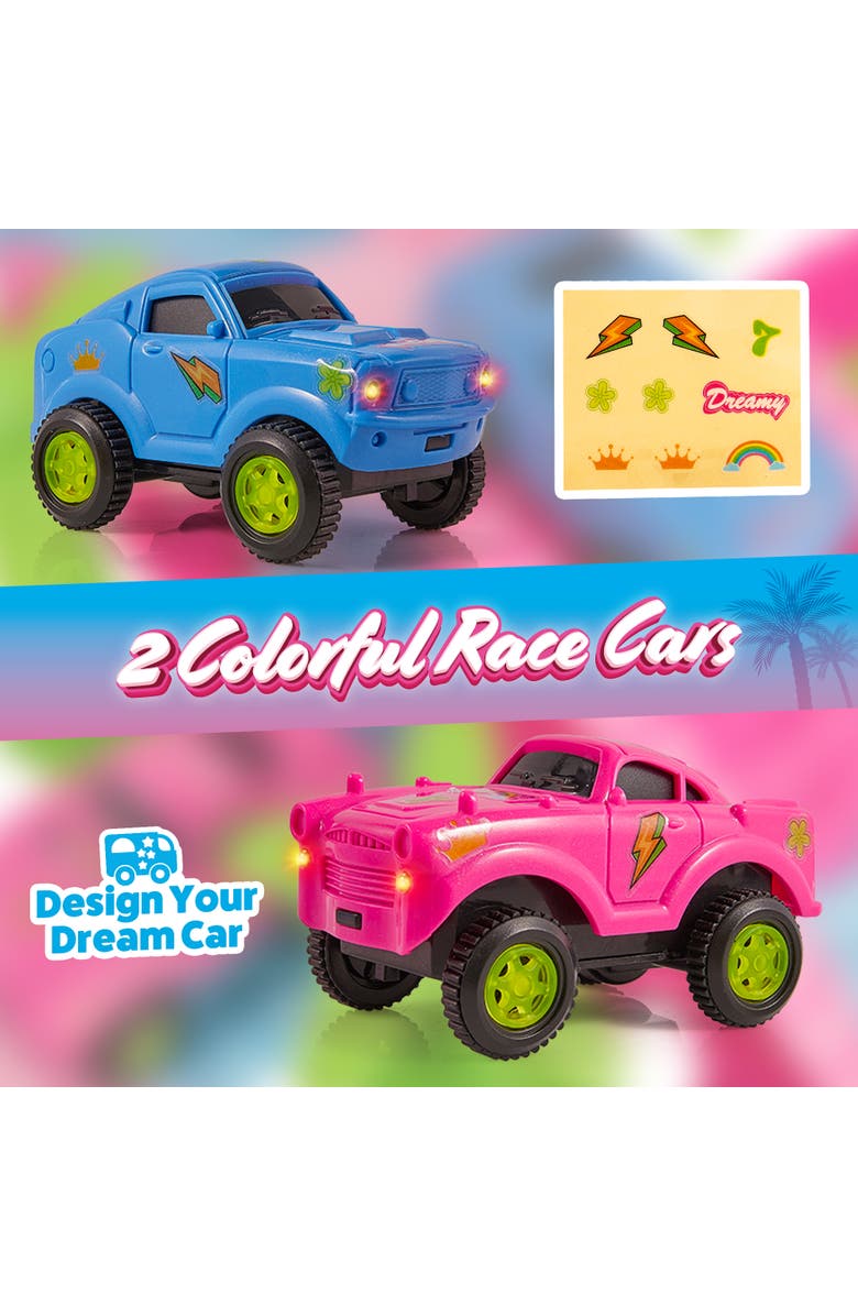 USA Toyz Pink Paradise Adventure Tracks 225 Piece, Alternate, color, Multi Color