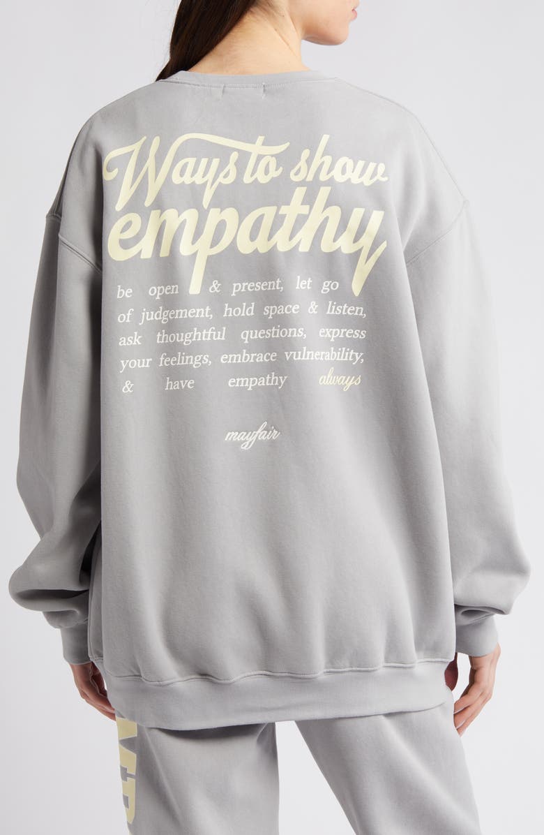 THE MAYFAIR GROUP Empathy Sweatshirt, Alternate, color, 