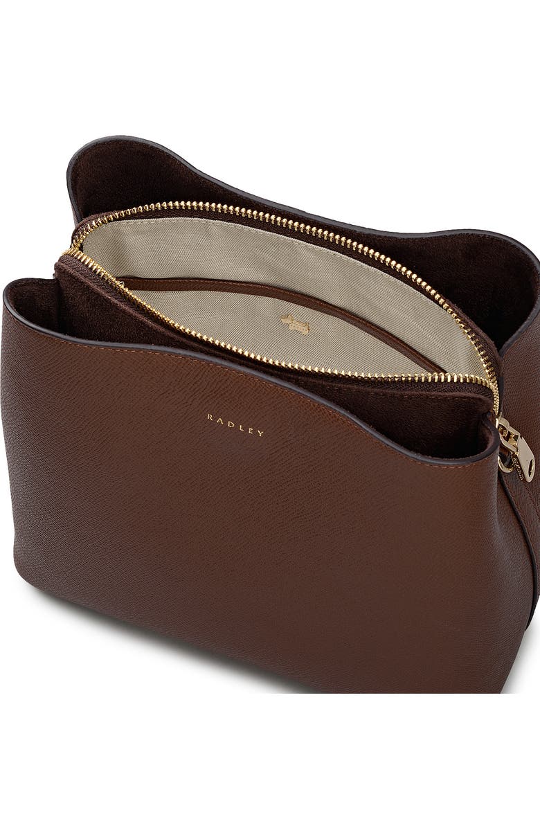 Radley Dukes Place - Texure Medium Compartment Crossbody Bag, Alternate, color, Chocolate