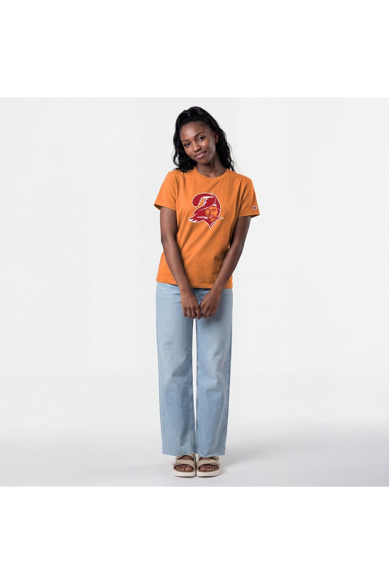 Women's Champion  Orange Tampa Bay Buccaneers Logo T-Shirt, Alternate, color, Orange