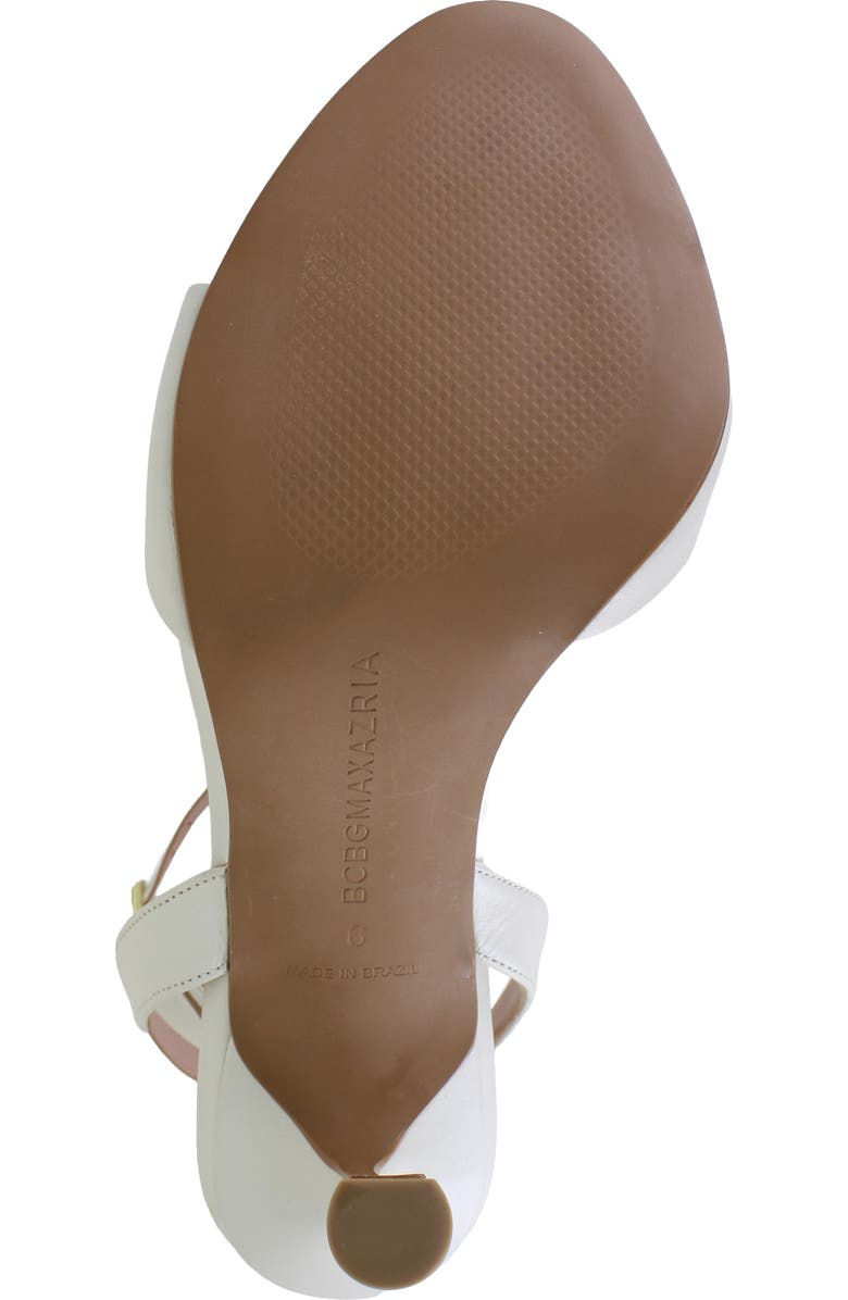 BCBGMAXAZRIA Pacificia Chain Strap Sandal, Alternate, color, Milk