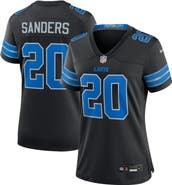 Nike Women's Nike Barry Sanders Black Detroit Lions 2nd Alternate Retired Player Game Jersey