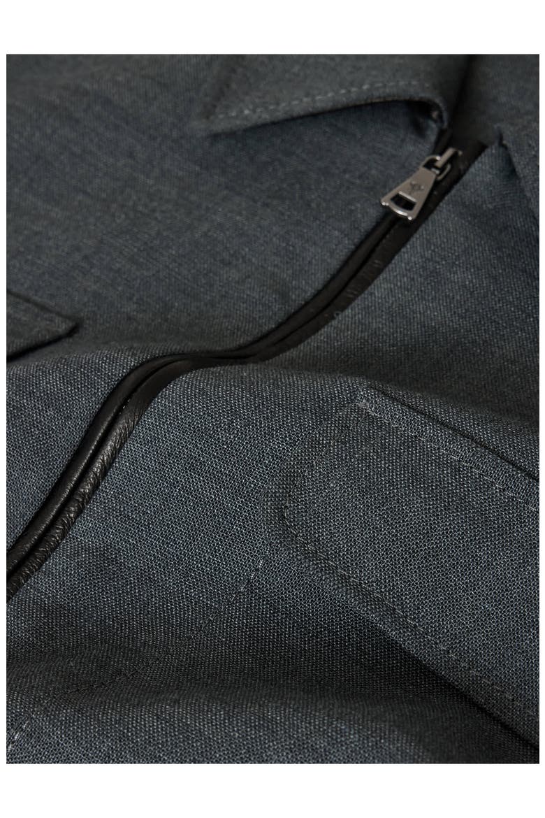 Julio Zip-Up Shirt Jacket, Alternate, color, CHARCOAL