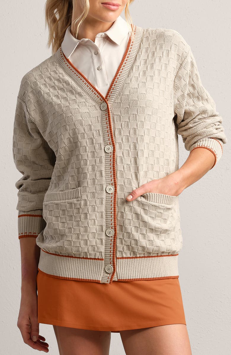 Rhone Birdie Tipped Oversize Cardigan, Main, color,