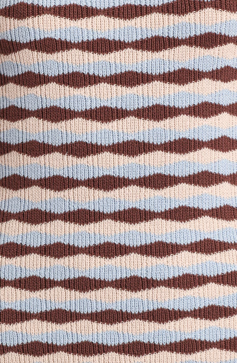 Petal & Pup Elfrida Sleeveless Knit Dress, Alternate, color, Blue/Brown