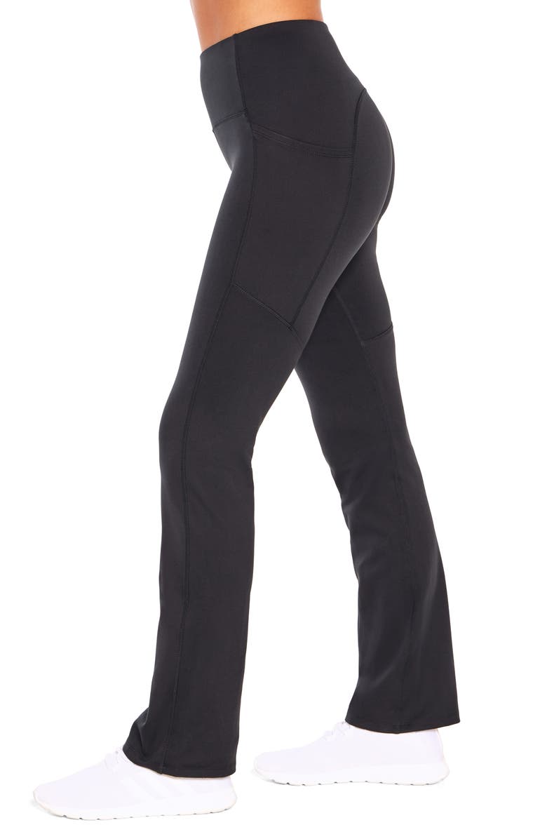 MARIKA Della Straight Leg Pants, Alternate, color, Black