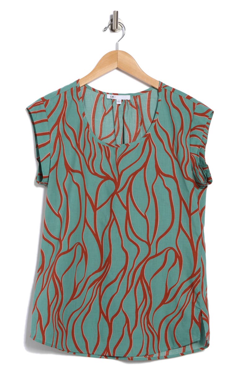 DR2 by Daniel Rainn Cap Sleeve Top, Alternate, color, N353 Mint