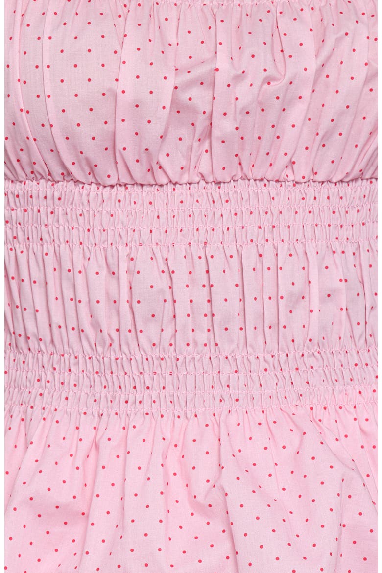 Daisy Polka Dot Top & Skirt Set, Alternate, color, PINK POLKA DOT