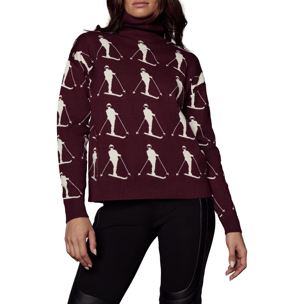 Alp N Rock Dani Skier Jacquard Organic Cotton Blend Turtleneck Sweater In Multi