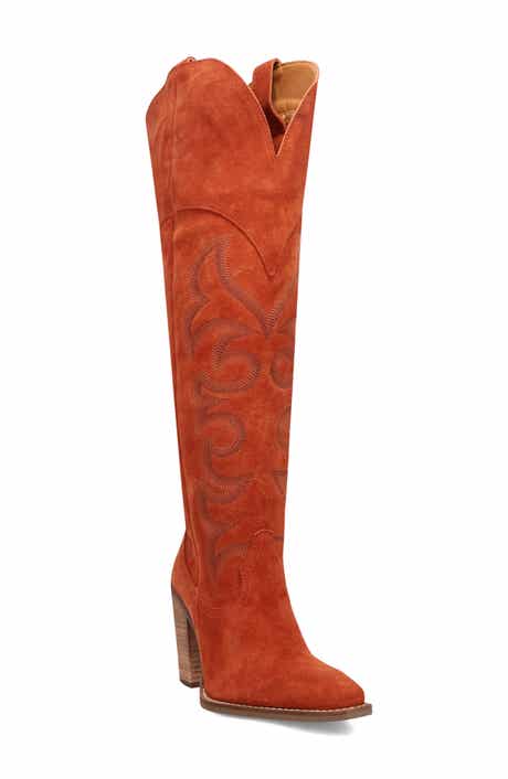Dingo Primadonna Pointed Toe Over the Knee Western Boot