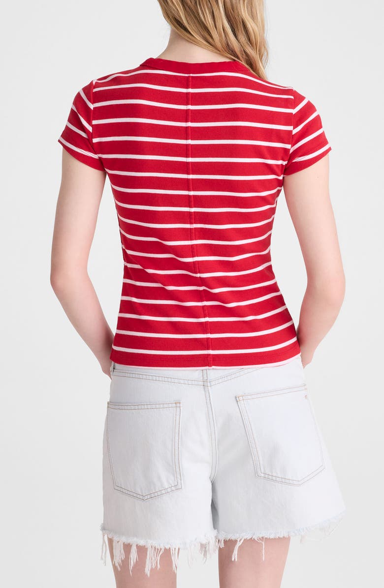 Madewell The '90s Crewneck Cotton T-Shirt, Alternate, color, Varsity Red