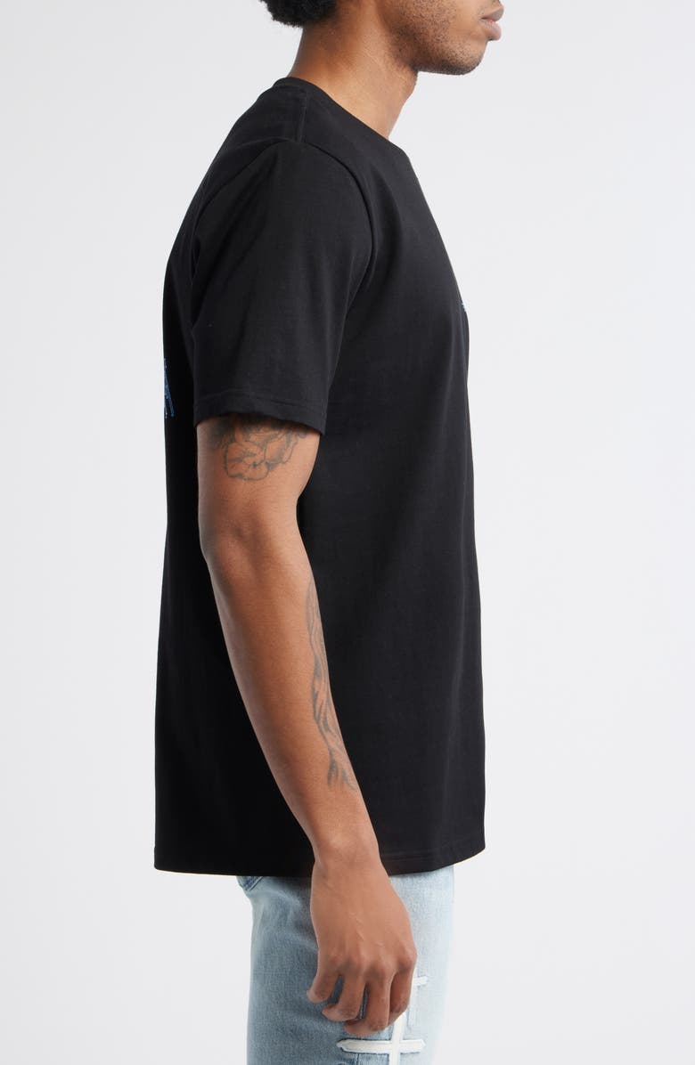 RtA Liam Black Circuit Cross Graphic T-Shirt, Alternate, color, Black Circuit Cross