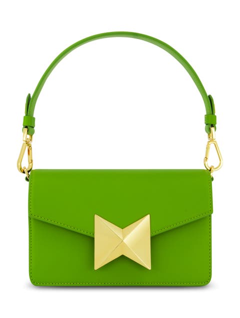 Classic Leather Gold Plated Hardware Shoulder Bag