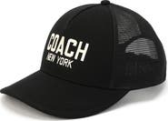 COACH Logo Cotton Twill Trucker Hat