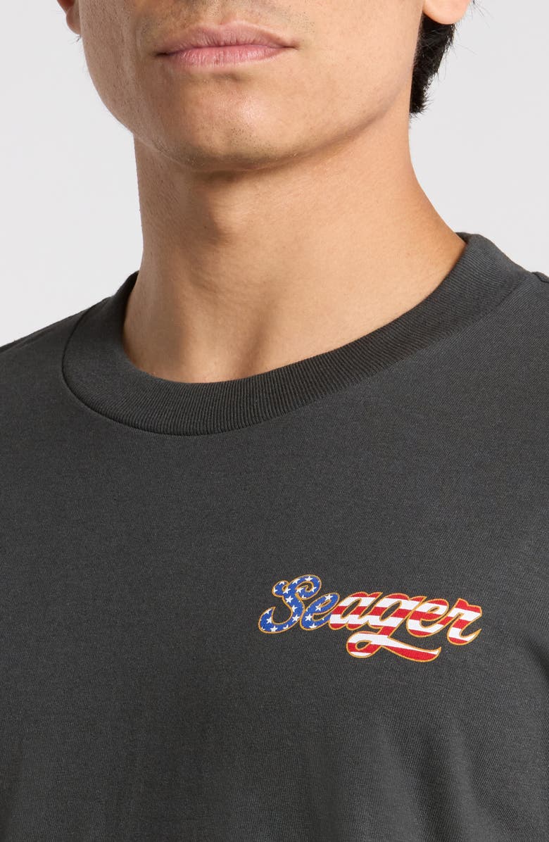 Seager Co USA Russ Cotton Graphic T-Shirt, Alternate, color, Vintage Black